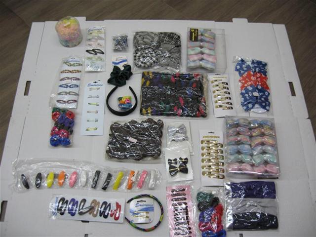 grossiste destockage LOT ARTICLES CHEVEUX