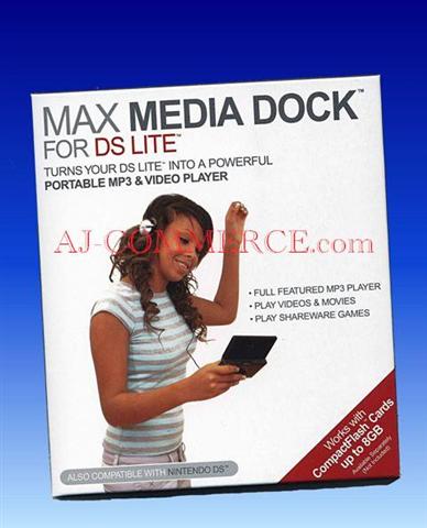 grossiste destockage MAX MEDIA DOCK pour Nintendo DS /DS Lite - Datel