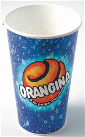 grossiste destockage 100 000 gobelets Orangina 33cl