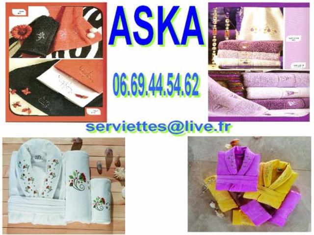 grossiste destockage FABRICANT LINGE DE TOILETTE 100 % COTON