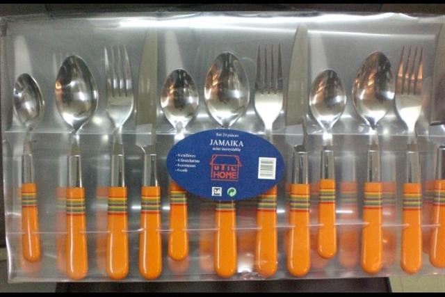 grossiste destockage MéNAGèRE 24 PIECES JAMAÏKA