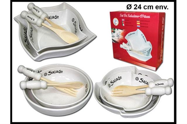 grossiste destockage SET DE 4 PIECES SALADIèRES