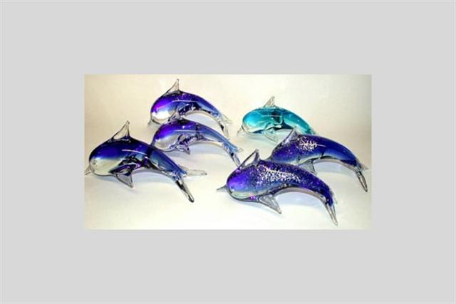 grossiste destockage DAUPHIN DECORATIFS EN VERRE