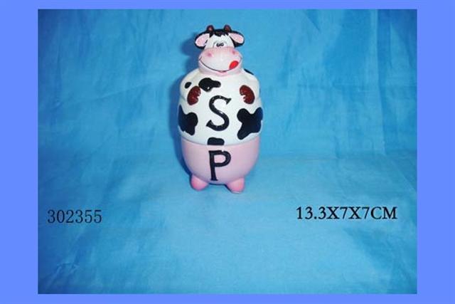 grossiste destockage SALIERE POIVRIERE MOTIF DE VACHE