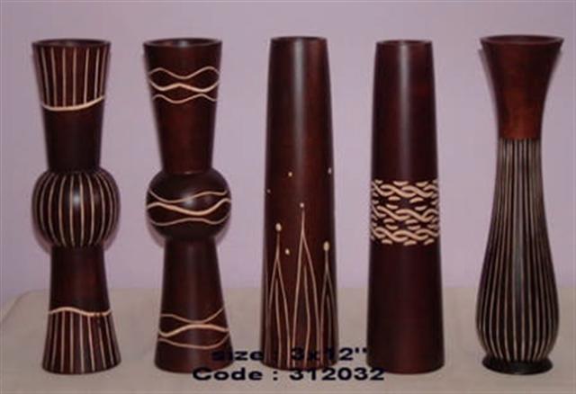 grossiste destockage vend lot de vases en manguier