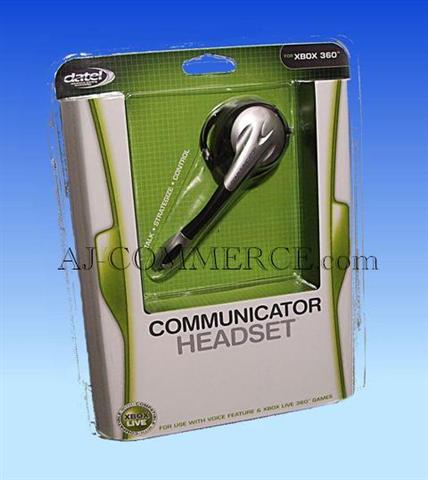 grossiste destockage Oreillette Micro COMMUNICATOR HEADSET pour XBOX 360 - Datel