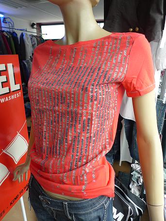 grossiste destockage HURLY Tee shirts DIESEL femme