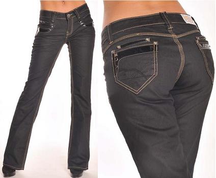 grossiste destockage Jeans noir fashion