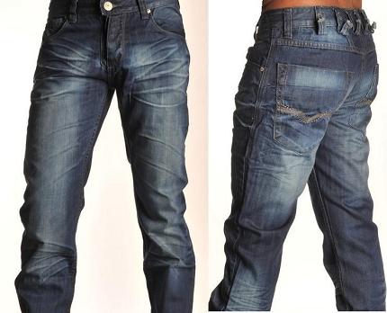 grossiste destockage Jean homme délavé style froiss