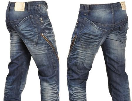 grossiste destockage Jean homme foncé délavé 