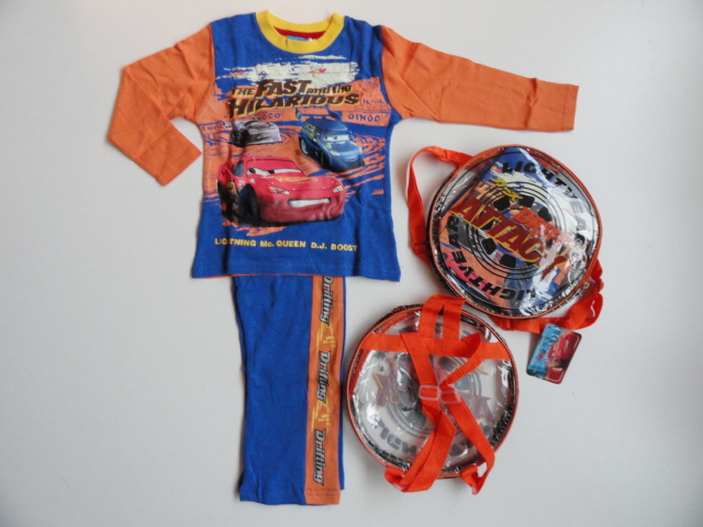grossiste destockage Pyjama avec sac CARS