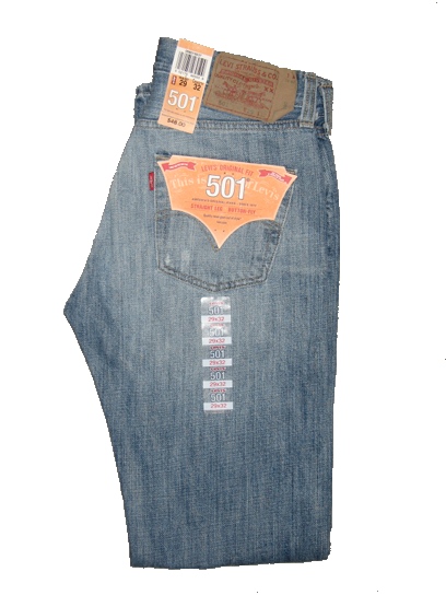 grossiste destockage Jeans levis bleu stone fashion