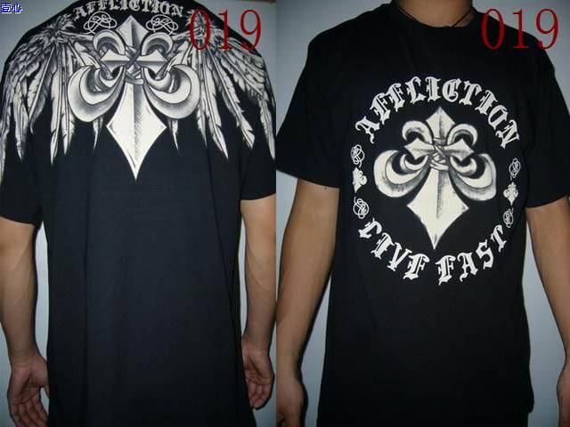 grossiste destockage affliction shirt de hommes