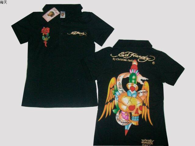 grossiste destockage ed-hardy shirt de femems
