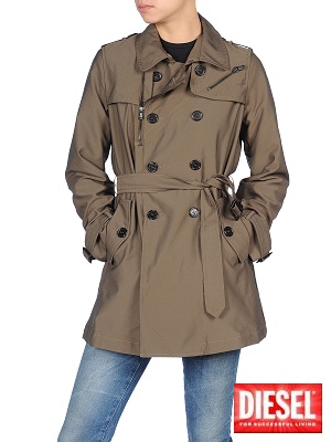 grossiste destockage Trench Automne/Hiver DIESEL 