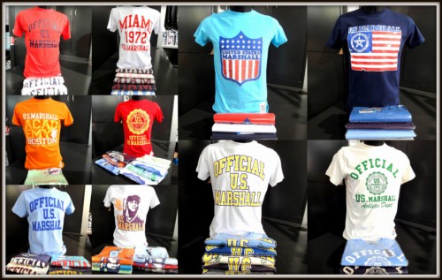 grossiste destockage Tee shirt us marshall
