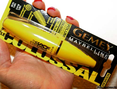 grossiste destockage MASCARA NOIR GEMEY COLOSSALE 