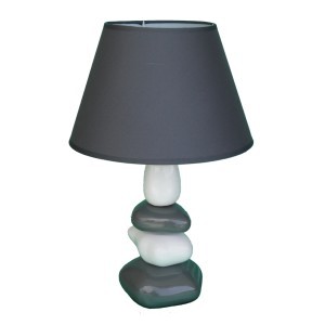 grossiste destockage destockage lampe GRIS BLANC 