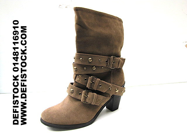 grossiste destockage Bottines femme ref 2566 