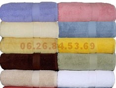 grossiste destockage  SERVIETTES  100  %  COTON 