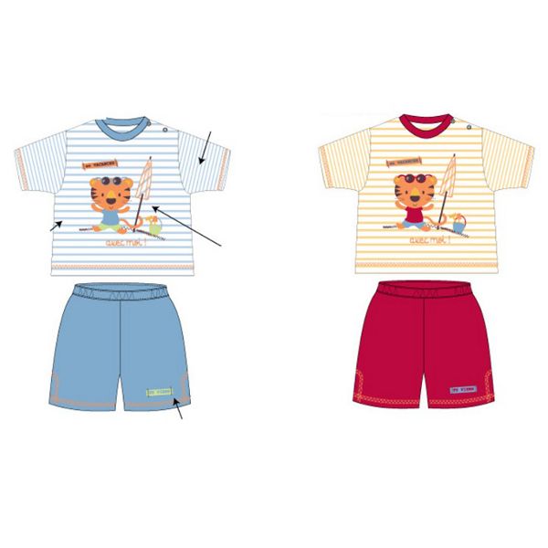 grossiste destockage T-shirt et short bébé