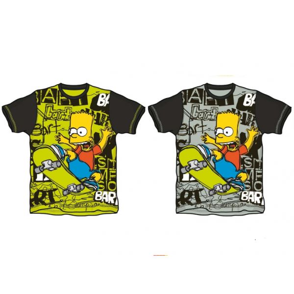 grossiste destockage Nouveau T-shirts Bart Simpsons