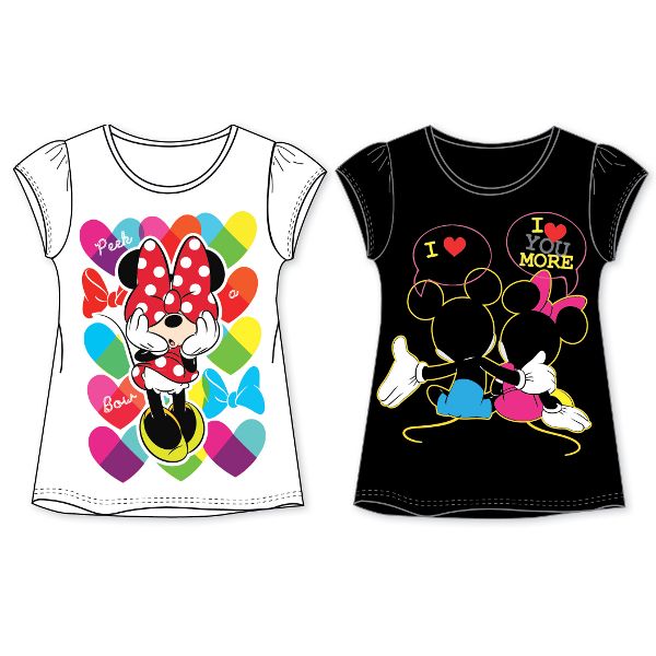 grossiste destockage arrivage T-shirts Minnie
